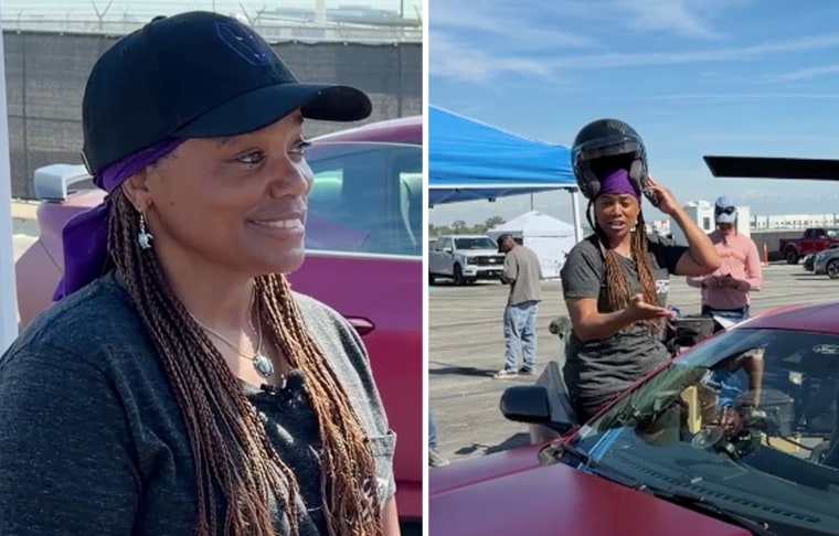 Stunt driver Dee Bryant.