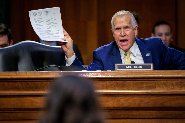 Image: Homeland Security Secretary Kristi Noem Testifies To Senate Judiciary Committee