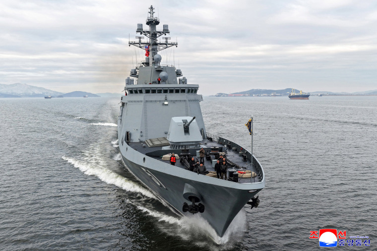 Image: NKOREA-MILITARY-NAVY