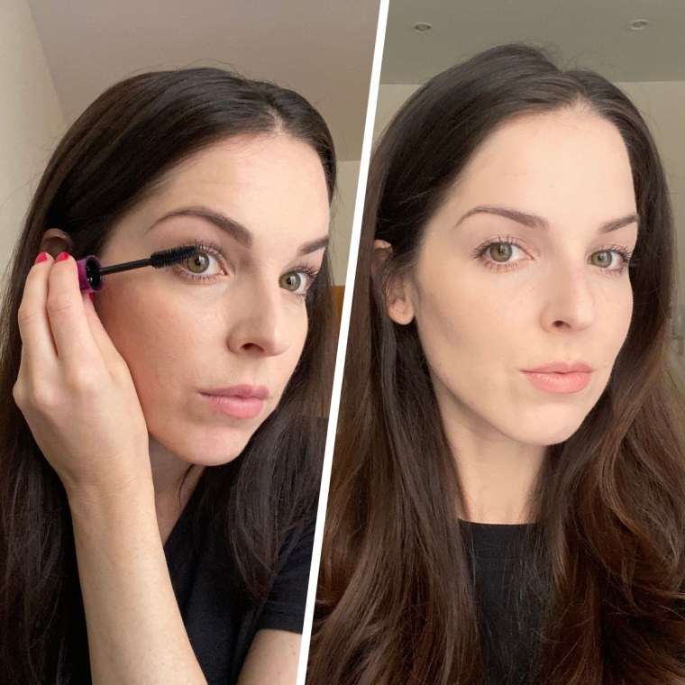 Maybelline's Volum' Express Falsies Mascara applies easily thanks to the half-moon-shaped brush