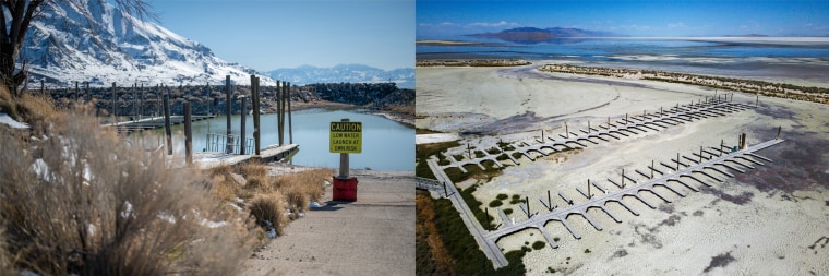 Empty docks in Utah