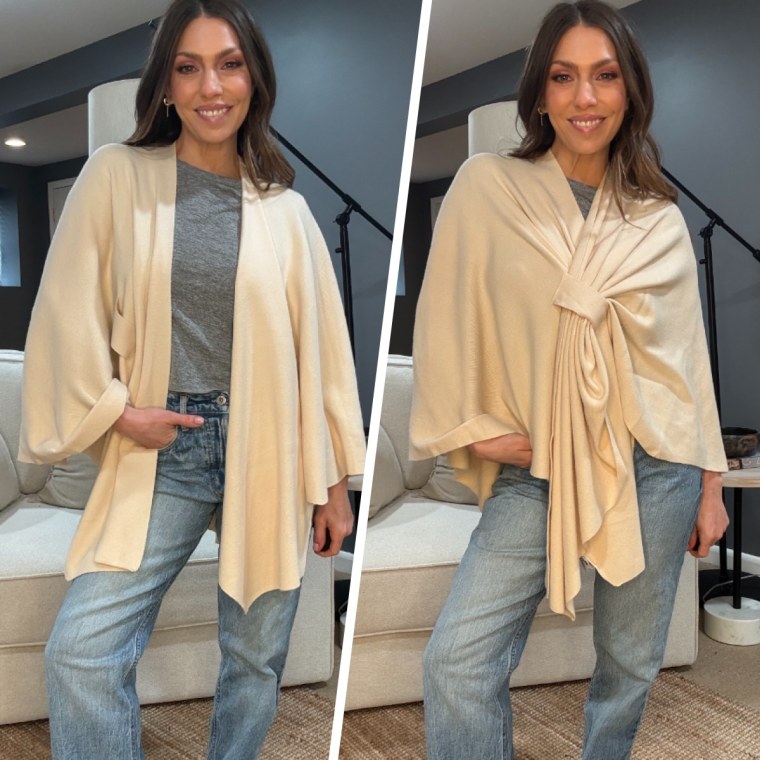 Melissa Garcia in the Puli Shawl Wrap