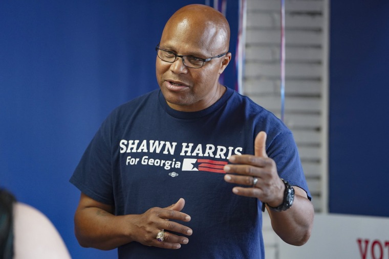 Shawn Harris, a Democratic candidate on Election Day
