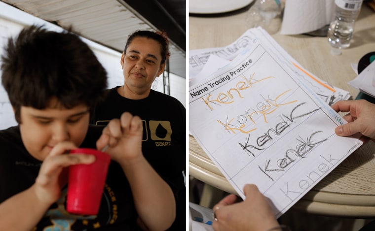 “He didn't have any therapy, he didn't have school, he didn't have anything," Bautista Torres said of her son's treatment in ICE detention. 