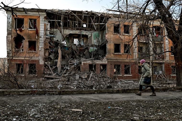 Aftermath Of Russian Guided Bomb Strike On Sloviansk