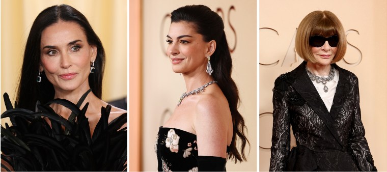 Demi Moore, Anne Hathaway, and Anna Wintour. 