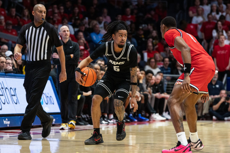 VCU Rams Guard Terrence Hill Jr. (6).