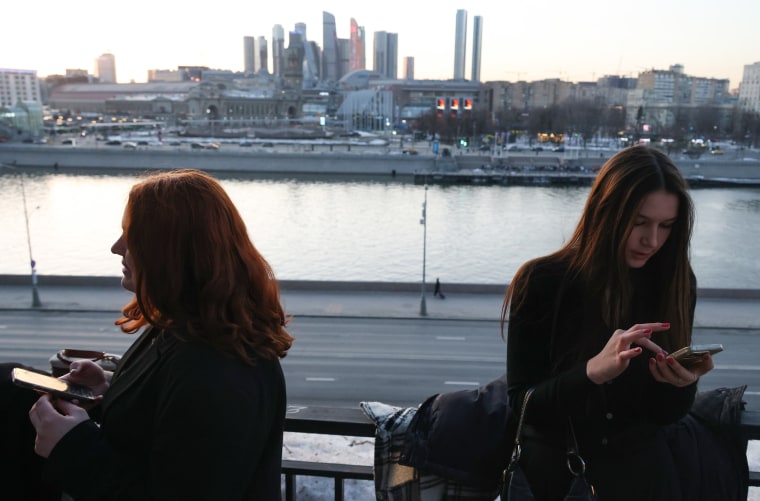 Russia Daily Life in Moscow, Russia. Russia is stepping up its tests of systems designed to keep millions of people from accessing information online in times of political unrest, shutting off mobile internet access in the capital in recent days. 