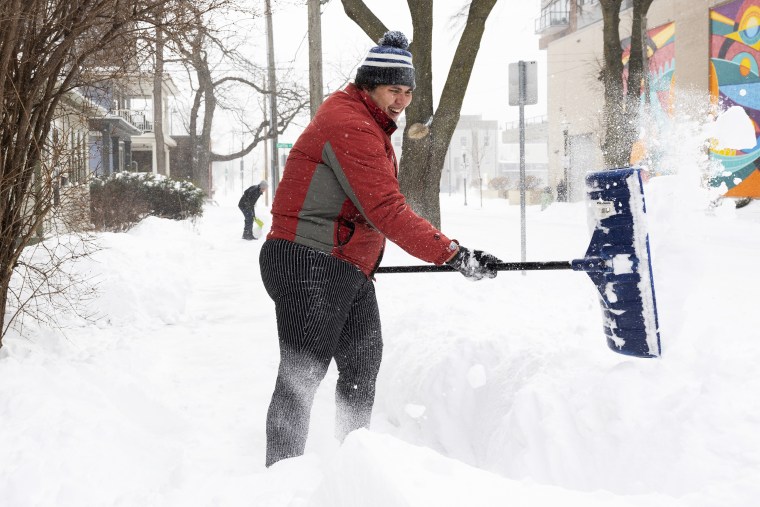Blizzard In Madison, Wisconsin