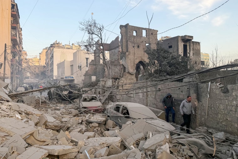 Lebanon said Israel struck central Beirut early March 18 without warning, killing at least six people, as the Israeli military announced it was targeting the country's south. 