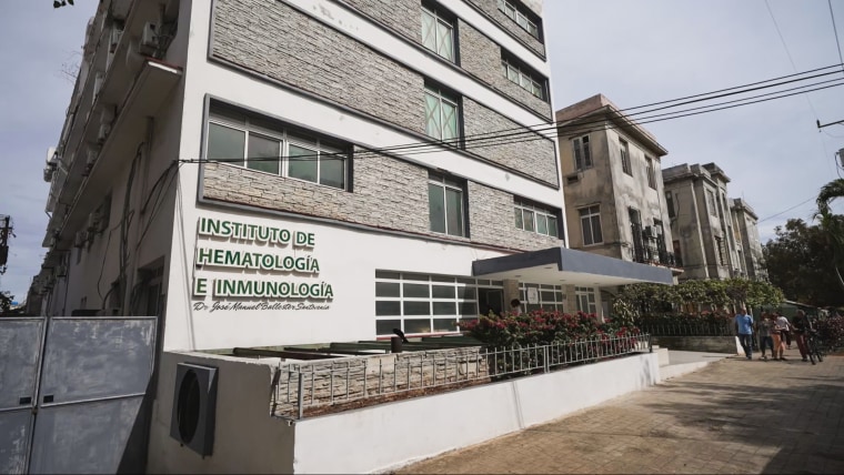 The exterior of the building for the Institute of Hematology and Immunology