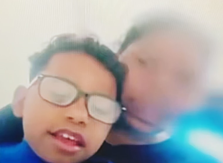 Gael during a video call