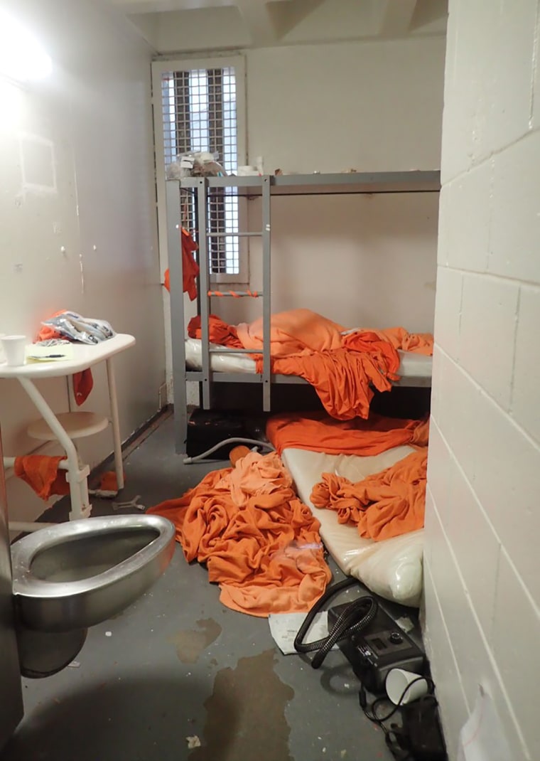 Epstein's cell was strewn with extra linens and clothing, some tied into nooses, when he was found unresponsive.