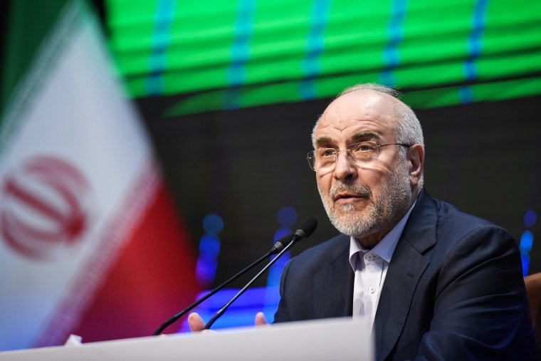 Iranian Parliament Speaker Mohammad Bagher Ghalibaf 