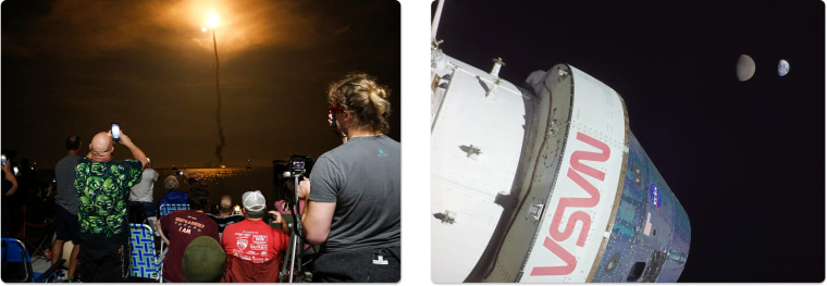 During the Artemis I mission, the Orion capsule reached its maximum distance from Earth when it was 268,563 miles away from our home planet. Orion has traveled farther than any other spacecraft built for humans.