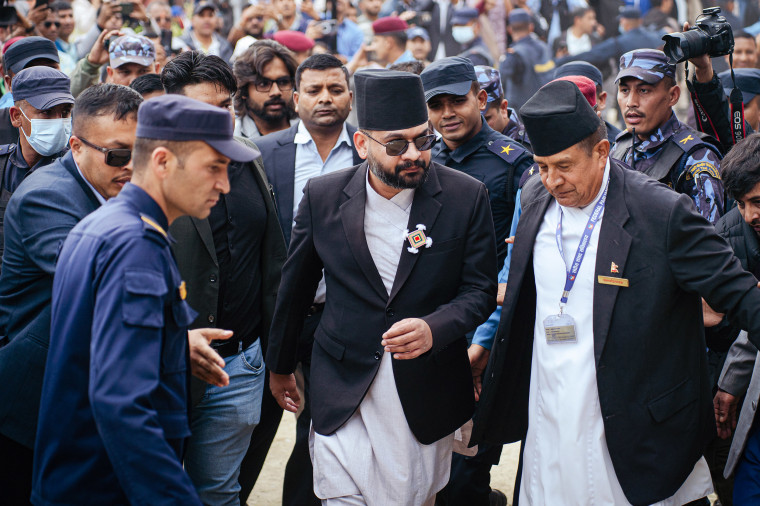 PM Candidate Balendra Shah Arrives For Oath As Member Of Parliament