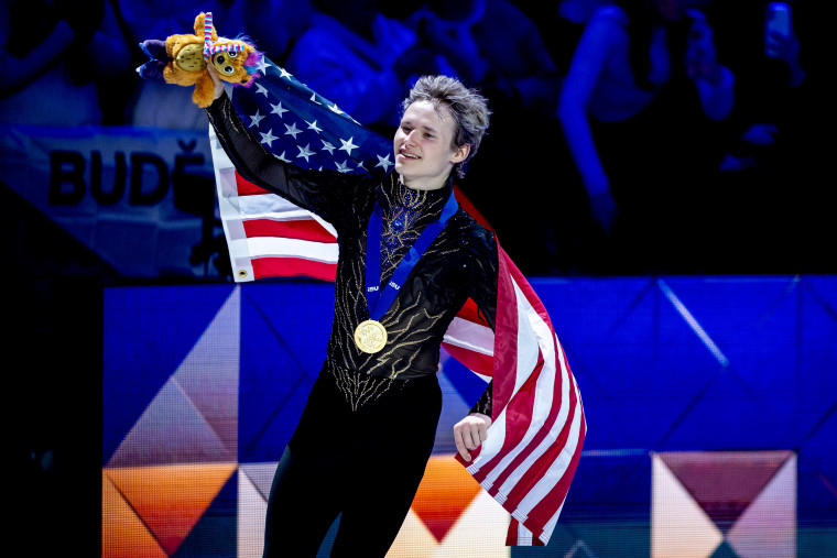 Ilia Malinin bounces back from Olympic nightmare with 3rd straight world  figure skating title