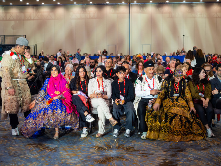 Members of the Iranian diaspora attended CPAC in large numbers on Friday. 