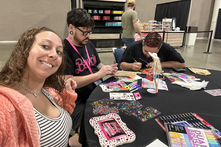 Image: Brenna Miller at Barbie Dream Fest in Fort Lauderdale, Fla.