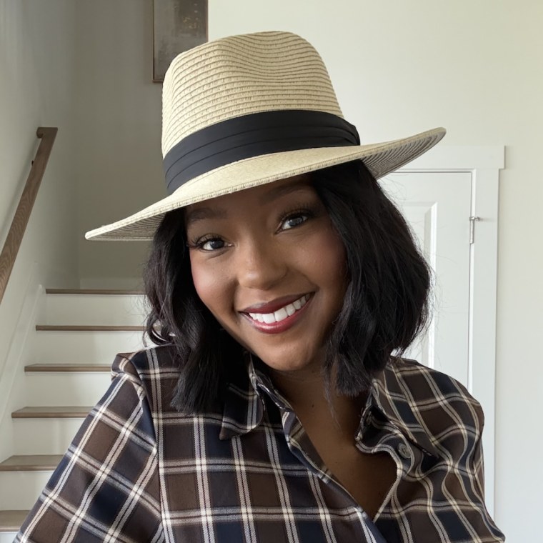 Shop TODAY contributor Makho Ndlovu rocks the Furtalk Wide Brim Panama Hat.