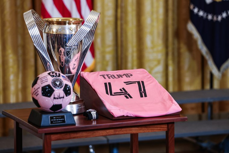 President Trump Hosts 2025 Major League Soccer Champions Inter Miami CF