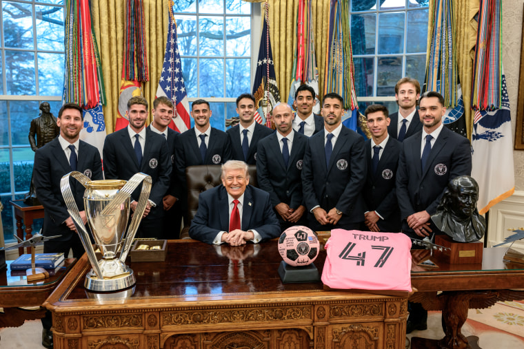 US President Trump hosts Inter Miami at the White House after MLS win