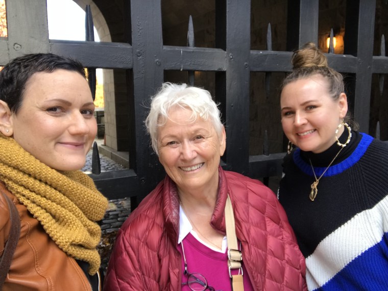 Mary Purdie, Mary Adams and Gretchen Adams in 2018.