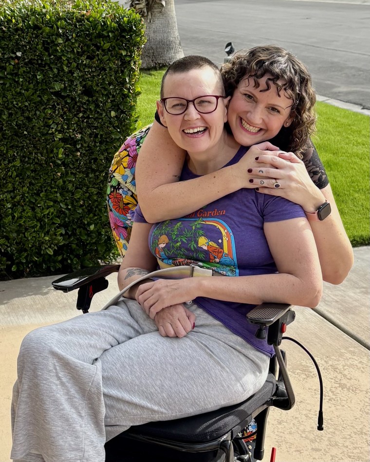 Sisters Gretchen Adams and Mary Purdie.