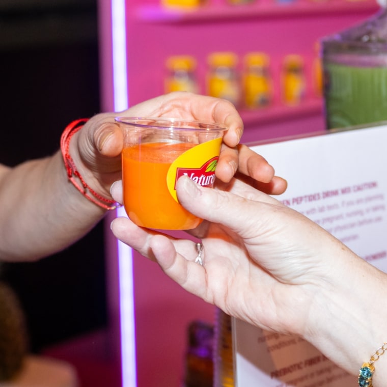 Naturemade was serving juices throughout the day.