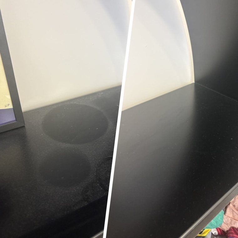 I used Bona's dusting system on my metal shelf where dust is very visible after removing my objects on the shelf. 