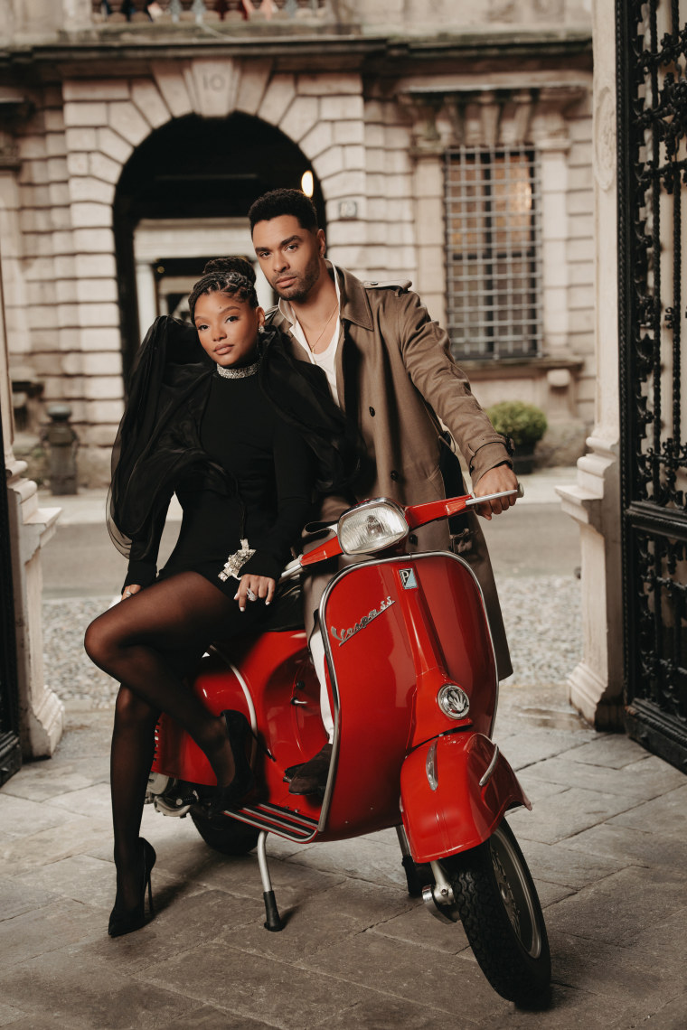 Halle Bailey and Regé-Jean Page have an Italian romance.