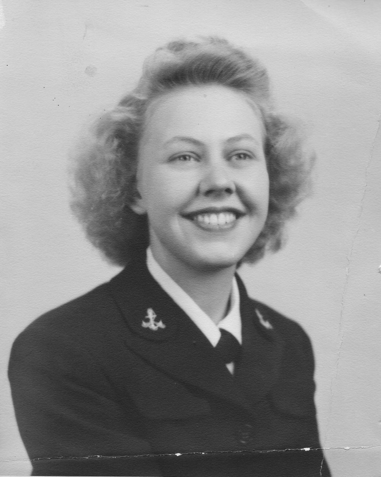 Ella Darby during her time in the Navy.