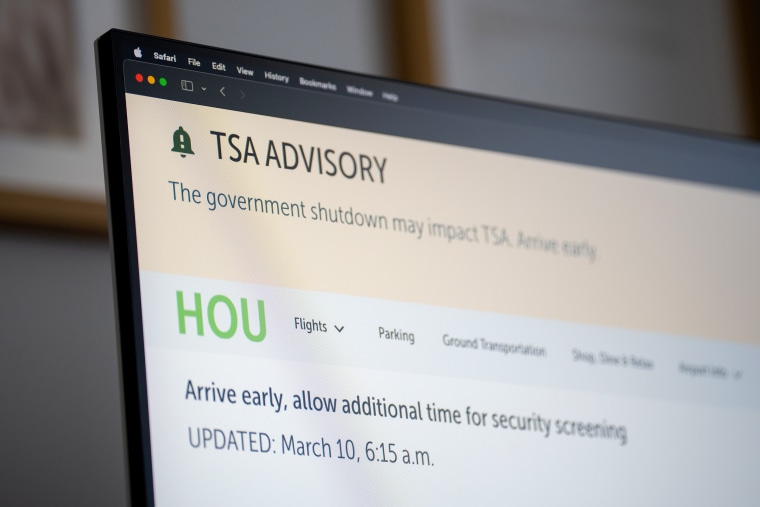 DHS Shutdown, USA Airport Alerts.