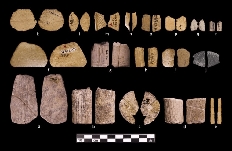 Early examples of dice found in Nebraska, Wyoming and Colorado.