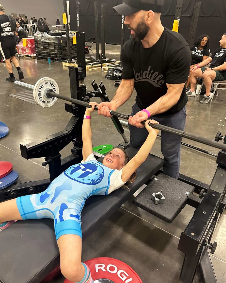 Lucy Milgrim during a training session.