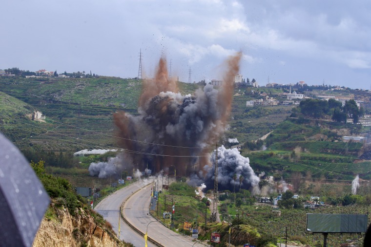 Israeli warplanes struck the strategic Qasmiyeh Bridge over the Litani River in southern Lebanon.
