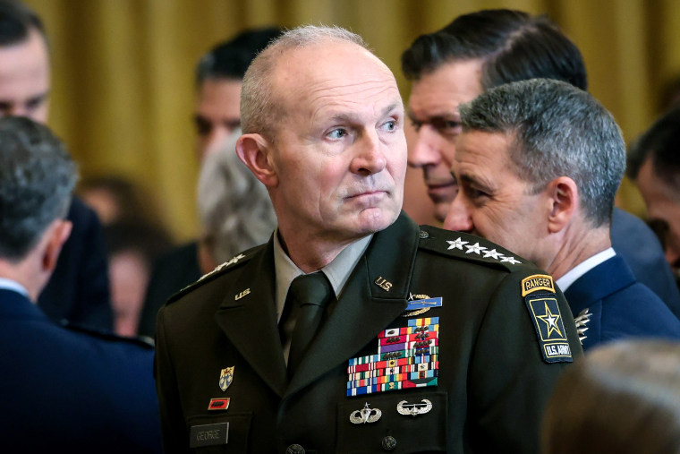 Image: FILE: U.S. Army Chief of Staff Asked To Step Down President Trump Awards Medal Of Honor To Three Military Veterans