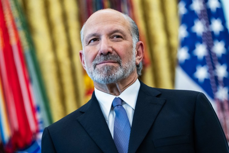 Commerce Secretary Howard Lutnick in the Oval Office on March 31, 2026.