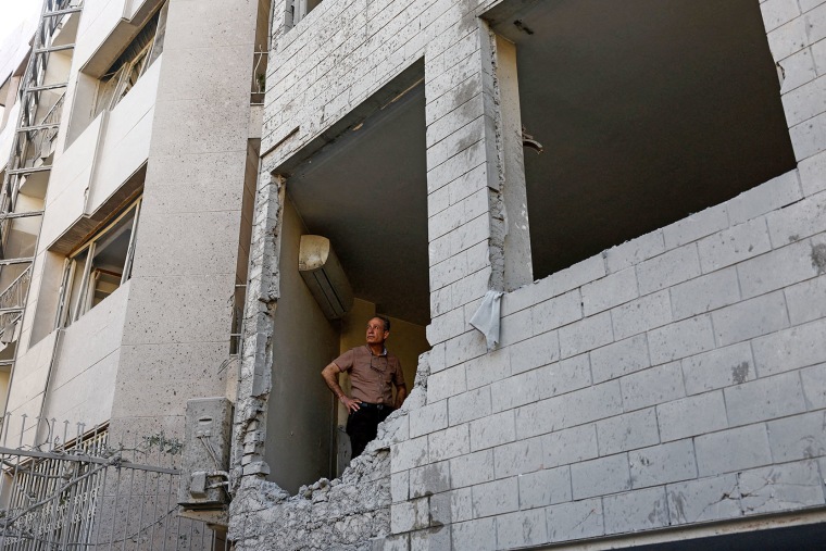 Aftermath of a strike on a Synagogue, in Tehran