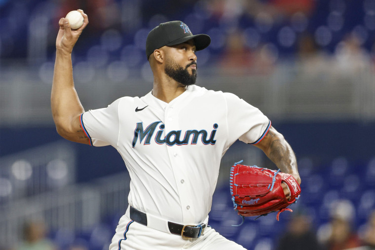 Foto: Sandy Alcantara do Miami Marlins entrega no primeiro inning