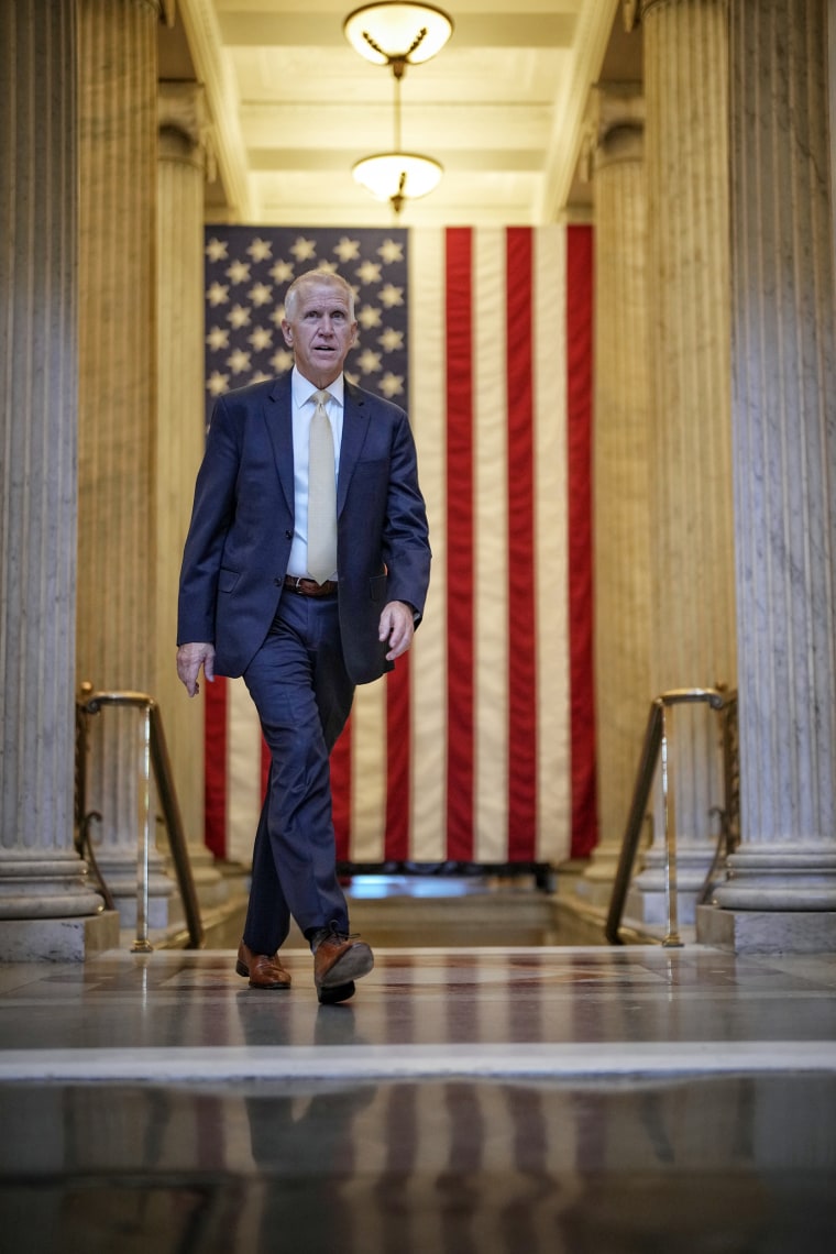 Tillis in the U.S. Capitol on Tuesday.