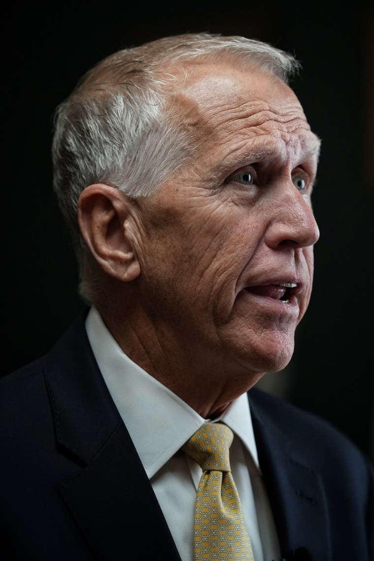 "If I were running for re-election, I’d probably use a few different words," Tillis said.