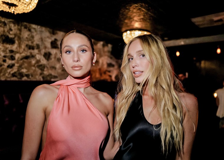 Alix Earle and Alex Cooper in New York in 2023.