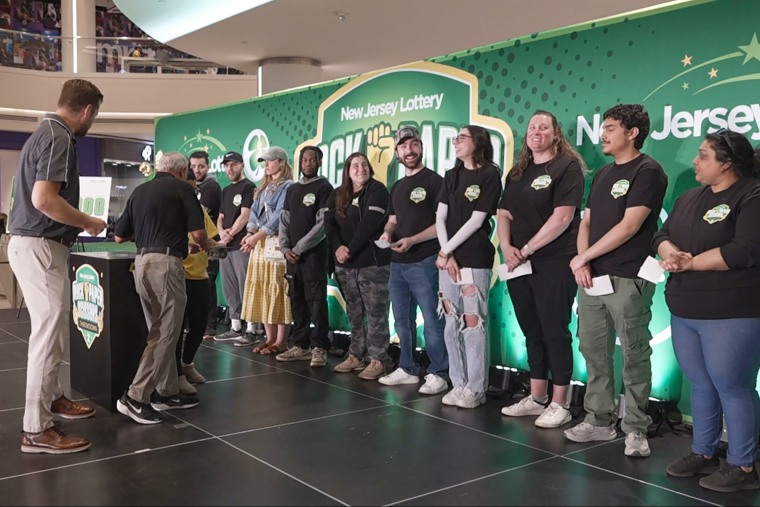 People at Rock Paper Scissors tournament in New Jersey.