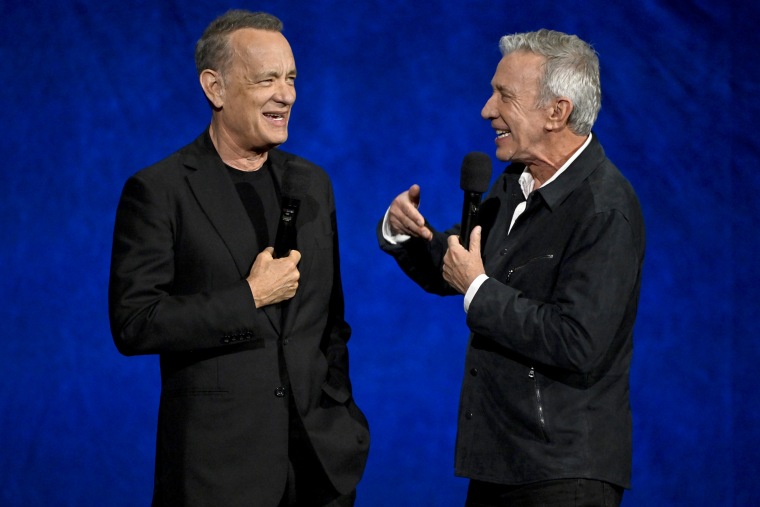 Tom Hanks e Tim Allen.