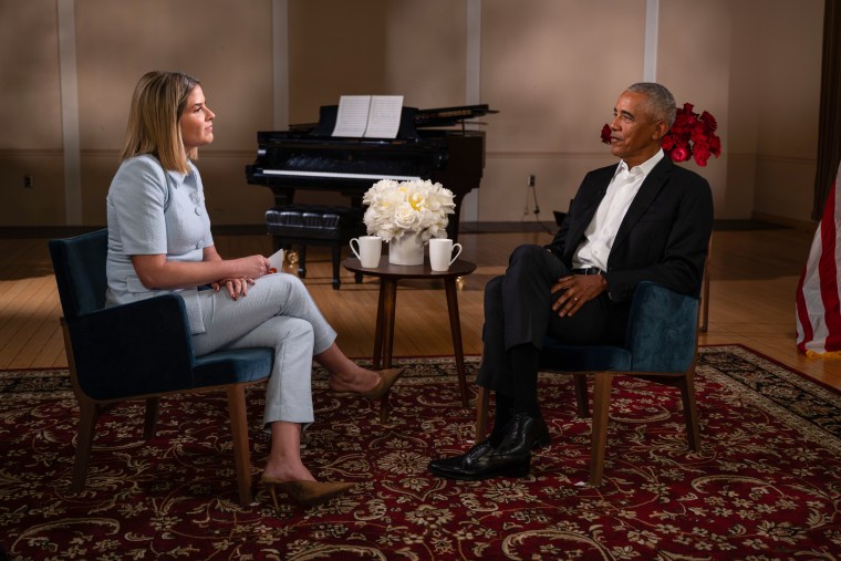 Former President Barack Obama sits down with NBC's Jenna Bush Hager.