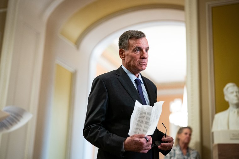 Sen. Mark Warner, D-Va., Virginia, astatine the Capitol connected Jan. 6, 2026.