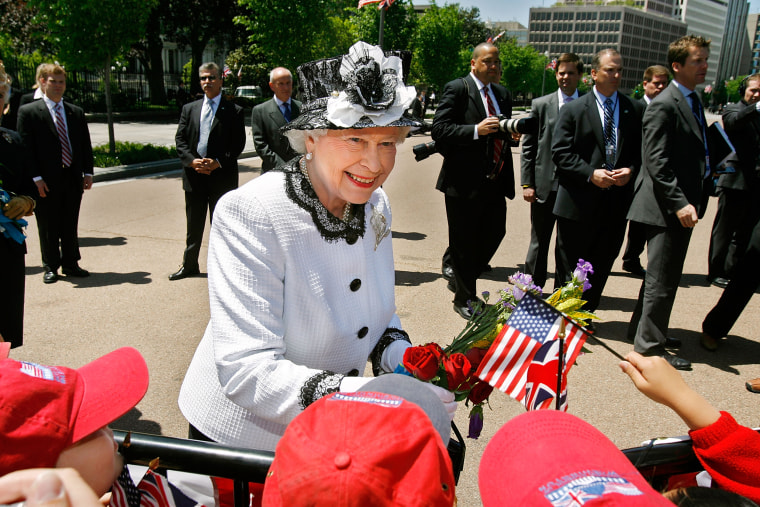 President Bush Hosts Queen Elizabeth At The White House