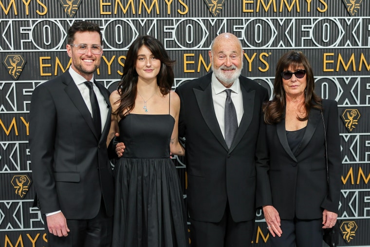 Jake Reiner, Romy Reiner, Rob Reiner, and Michele Reiner.