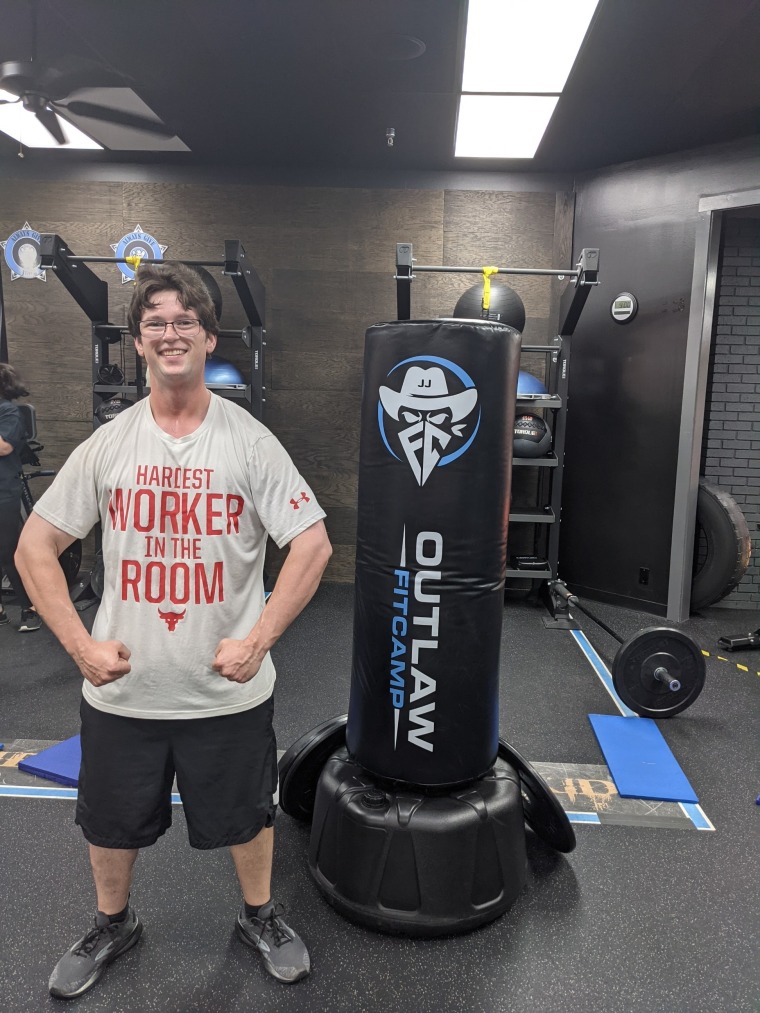 Adam Bird had never been to a gym before making this lifestyle change.